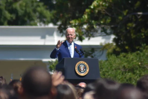 President Joe Biden Speaks White House July 2022 Washington Usa — Stock Photo, Image