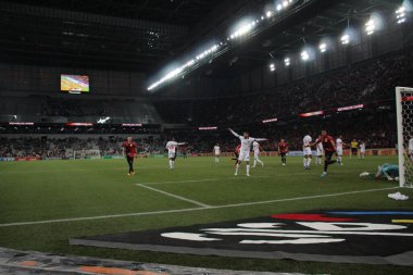 Brezilya Futbol Kupası - 16 raundda Athletico Paranaense, Bahia 'ya karşı. 12 Temmuz 2022, Curitiba, Parana, Brezilya: Brezilya Futbol Kupası 'nın dönüşünde geçerli olan Athletico Paranaense ve Bahia arasındaki futbol maçı