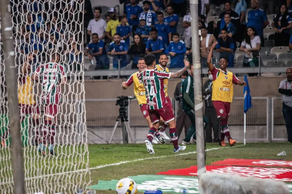 Brazil Soccer Cup Cruzeiro Fluminense Belo Horizonte Minas Gerais Brazil — Foto de Stock