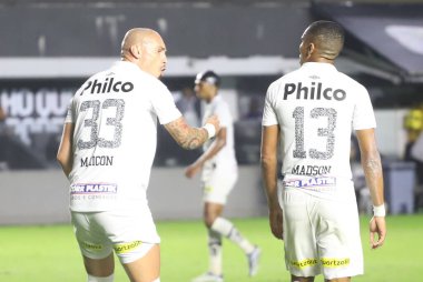 Brezilya Futbol Kupası - 16. Raunt: Santos Corinthians 'a karşı. 13 Temmuz 2022, Santos, Sao Paulo, Brezilya: Santos ve Corinthians arasındaki futbol maçı, Brezilya Futbol Kupası - 16. Raunt, Santos, Sao Paulo Stadyumu 'nda düzenlendi.
