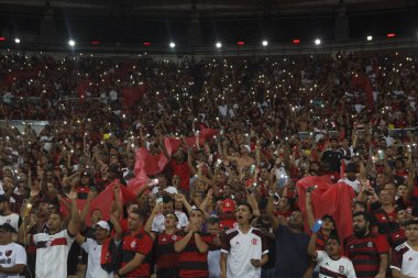 Brezilya Futbol Kupası - 16. Raunt: Flamengo ve Atletico-MG. 13 Temmuz 2022, Rio de Janeiro, Brezilya: Flamengo ile Atletico-MG arasındaki futbol maçı, Brezilya Futbol Kupası - 16. Raunt, Rio de Janeiro 'daki Maracana Stadyumu' nda Çarşamba günü oynanan 