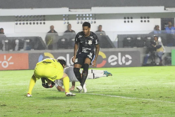 Кубок Бразилії Футболу Раунд Santos Corinthians Липня 2022 Року Сантос — стокове фото