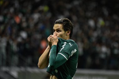 Brazil Soccer Cup - Round of 16: Palmeiras vs Sao Paulo. July 14, 2022, Sao Paulo, Brazil: Soccer match between Palmeiras and Sao Paulo, valid for the Brazil Soccer Cup - Round of 16, held at Allianz Parque stadium, in Sao Paulo, on Thursday (14). Pa