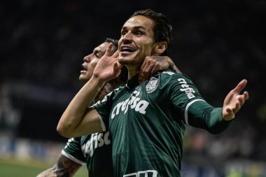 Brezilya Futbol Kupası - 16. Raunt: Palmeiras Sao Paulo 'ya karşı. 14 Temmuz 2022, Sao Paulo, Brezilya: 14 Temmuz Perşembe günü Sao Paulo 'daki Allianz Parque Stadyumu' nda düzenlenen Brezilya Futbol Kupası - 16. Baba!