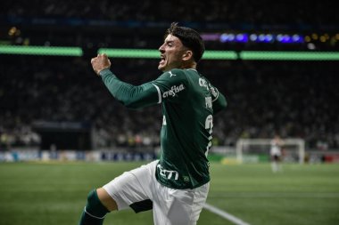 Brezilya Futbol Kupası - 16. Raunt: Palmeiras Sao Paulo 'ya karşı. 14 Temmuz 2022, Sao Paulo, Brezilya: 14 Temmuz Perşembe günü Sao Paulo 'daki Allianz Parque Stadyumu' nda düzenlenen Brezilya Futbol Kupası - 16. Baba!