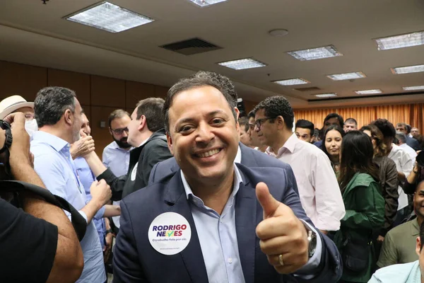 Act Confirm Felipe Santa Cruz Rio Janeiros Vice Governor Candidate — ストック写真