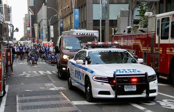 Zranění Válečníci Bike Tour New Yorku Července 2022 New York — Stock fotografie