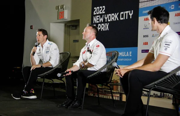 2022 New York City Formula Prix Press Conference July 2022 — Foto de Stock