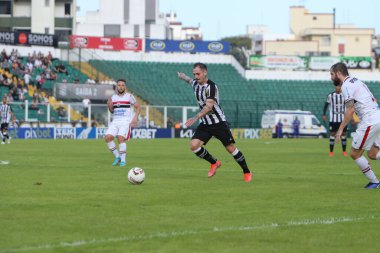 Brezilya Futbol Şampiyonası - 3. lig: Figueirense vs Botafogo-SP. 16 Temmuz 2022, Florianopolis, Santa Catarina, Brezilya: Figueirense ve Botafogo-SP arasındaki futbol maçı, Brezilya Futbol Şampiyonası 'nın 15. turu için geçerlidir. 