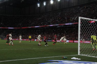 Brezilya Futbol Şampiyonası: Athletico Paranaense ve Internacional. 16 Temmuz 2022, Curitiba, Parana, Brezilya: Brezilya Futbol Şampiyonası 'nın 17. turu için geçerli olan Athletico Paranaense ve Internacional arasındaki futbol maçı