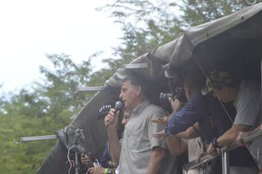 Brazilian President Jair Bolsonaro participates in the 'March with Jesus for Freedom' in the city of Natal. July 16, 2022, Natal, Rio Grande do Norte, Brazil