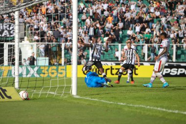 Brezilya Futbol Şampiyonası - 3. lig: Figueirense vs Botafogo-SP. 16 Temmuz 2022, Florianopolis, Santa Catarina, Brezilya: Figueirense ve Botafogo-SP arasındaki futbol maçı, Brezilya Futbol Şampiyonası 'nın 15. turu için geçerlidir. 
