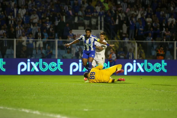 Brezilya Futbol Şampiyonası Avai Santos Karşı Temmuz 2022 Florianopolis Santa — Stok fotoğraf