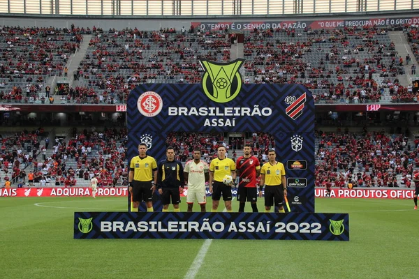 Brazilian Soccer Championship Athletico Paranaense Internacional July 2022 Curitiba Parana — Stockfoto