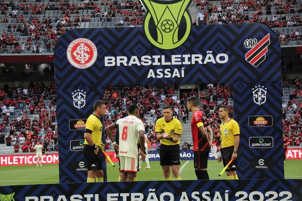 Brazilian Soccer Championship Athletico Paranaense Internacional July 2022 Curitiba Parana — Stockfoto
