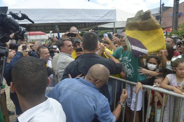 Brazilian President Jair Bolsonaro Participates March Jesus Freedom City Natal — Stockfoto