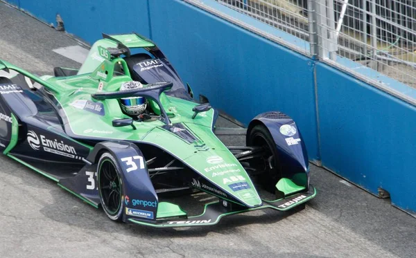 Braziliaanse Cassidy Pole Positie Finale Kwalificatiereeks Van 2022 Nyc Formula — Stockfoto