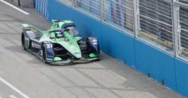 Brazilská Cassidy Pole Pozice Finálové Kvalifikační Série 2022 Nyc Formule — Stock fotografie
