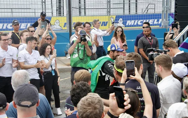 Podium 2022 Nyc Formula Prix July 2022 New York Usa — Foto de Stock