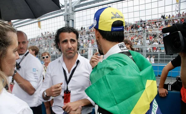 Podium 2022 Nyc Formula Prix July 2022 New York Usa — Foto de Stock