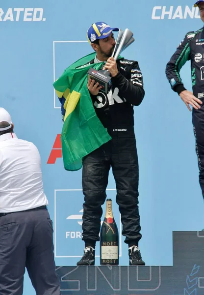 Podium 2022 Nyc Formula Prix Juillet 2022 New York Usa — Photo