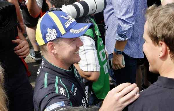 Podium 2022 Nyc Formula Prix July 2022 New York Usa — Stock fotografie