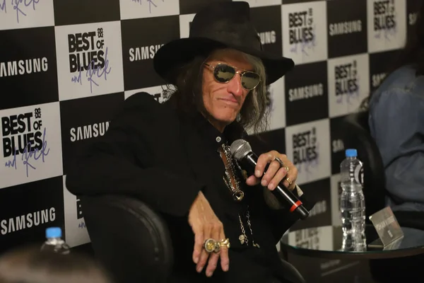 Press Conference Joe Perry Lan Lanh Yohan Kisser Samsung Best — ストック写真