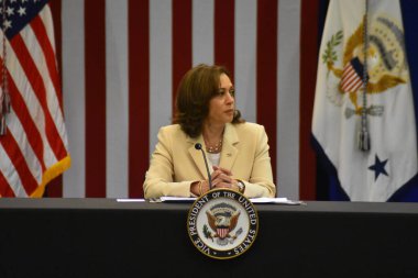 US Vice President Kamala Harris delivers remarks at the 113th NAACP National Convention in Atlantic City, NJ. July 18, 2022, Atlantic City, New Jersey, USA