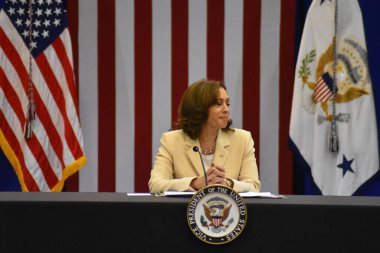 ABD Başkan Yardımcısı Kamala Harris Atlantic City, NJ 'de düzenlenen 113. NAACP Ulusal Kongresi' nde açıklama yaptı. 18 Temmuz 2022, Atlantic City, New Jersey, ABD