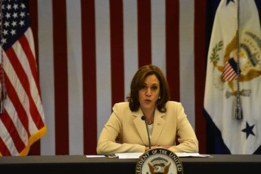 US Vice President Kamala Harris delivers remarks at the 113th NAACP National Convention in Atlantic City, NJ. July 18, 2022, Atlantic City, New Jersey, USA