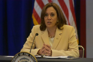 ABD Başkan Yardımcısı Kamala Harris Atlantic City, NJ 'de düzenlenen 113. NAACP Ulusal Kongresi' nde açıklama yaptı. 18 Temmuz 2022, Atlantic City, New Jersey, ABD