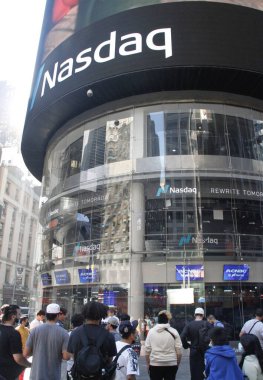 FaZe Clan joins the Nasdaq Stock Market. July 20, 2022, New York, USA: The FaZe Clan has joined the Nasdaq Stock Market on  Wednesday (20) allowing investors to buy shares of the growing esports company.  clipart