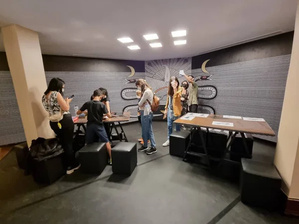 Sao Paulo 'daki sergi, Brezilyalı yazar Ariano Suassuna' nın yarattığı silah sanatıyla ilgili sanat, müzik toplantıları ve konuşmaları bir araya getiriyor. 20 Temmuz 2022, Sao Paulo, Brezilya: Sao Paulo 'daki Bank of Brazil Kültür Merkezi' nde sergi