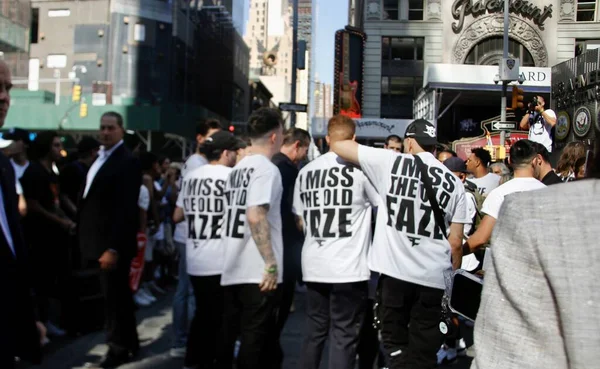 Faze Klanı Nasdaq Borsası Katılıyor Temmuz 2022 New York Abd — Stok fotoğraf