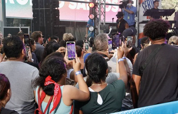 Romeo Santos Performs Live Nbc Todays Citi Summer Concert Series — Stok fotoğraf