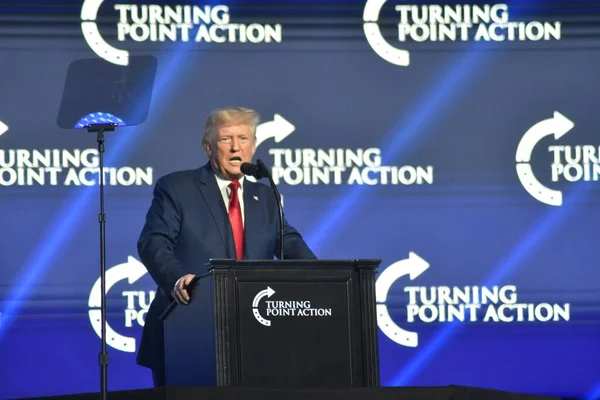 Former President Donald Trump Attends Conservative Summit Florida July 2022 — Stockfoto