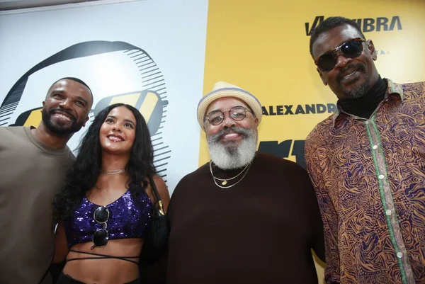 Brazilian Singers Alexandre Pires Seu Jorge Sing Hits Irmaos Tour —  Fotos de Stock