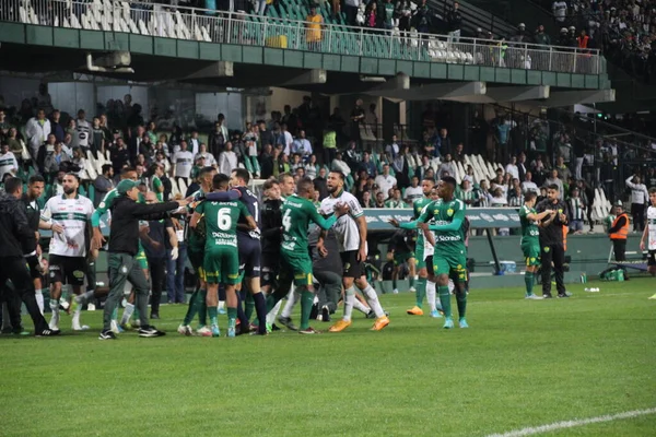 Brasilianische Fußballmeisterschaft Coritiba Gegen Cuiaba Juli 2022 Coritiba Parana Brasilien — Stockfoto