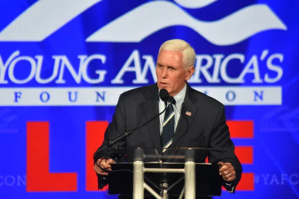 New Former Vice President Mike Pence Speaks Event Washington July — Stok fotoğraf