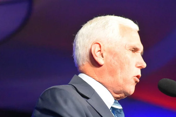 New Former Vice President Mike Pence Speaks Event Washington July — стоковое фото