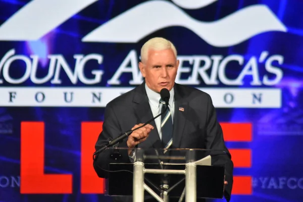 New Former Vice President Mike Pence Speaks Event Washington July — стоковое фото