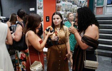 (New York 'ta G10 Favelas Yardım Yemeği. 27 Temmuz 2022, New York, ABD: Brezilya G10 Favelas, G10 Favelas Haftası sırasında Chelsea-New York 'taki Selina Hotel' in çatısında bir bağış yemeği düzenledi.