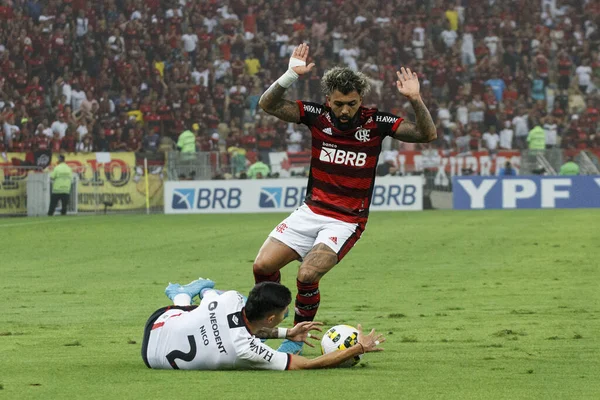 Brazilië Voetbal Cup Kwartfinales Flamengo Athletico Paranaense Juli 2022 Voetbalwedstrijd — Stockfoto