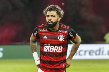 Brezilya Futbol Kupası - çeyrek final Flamengo Athletico Paranaense 'ye karşı. 27 Temmuz 2022 'de, Brezilya Futbol Kupası' nın çeyrek finali için geçerli olan Flamengo ve Athletico Paranaense arasındaki futbol maçı Rio de Janeiro 'daki Maracana Stadyumu' nda yapıldı.