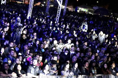 Capital Moto Week 'in 18. baskısı. 28 Temmuz 2022, Brasilia, Brezilya: Capital Moto Week 'in 18.' si 21-30 Temmuz tarihleri arasında gerçekleşti ve Latin Amerika 'nın en büyük motosiklet festivali ve en büyük rock sahnesidir.