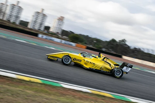 Motorsport Fia Zdarma Praxe Pro Formule4 Brazílie2022 Července 2022 Sao — Stock fotografie