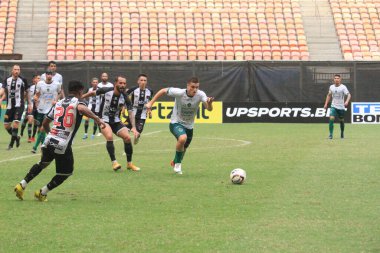 Brezilya Futbol Şampiyonası - 3. Lig: Manaus Botafogo-PB 'ye karşı. 30 Temmuz 2022, Manaus, Amazonas, Brezilya: Manaus ve Botafogo-PB arasındaki futbol maçı, Brezilya Futbol Şampiyonası 'nın 17. turu için geçerlidir - 3.