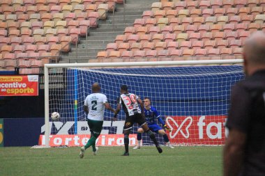 Brezilya Futbol Şampiyonası - 3. Lig: Manaus Botafogo-PB 'ye karşı. 30 Temmuz 2022, Manaus, Amazonas, Brezilya: Manaus ve Botafogo-PB arasındaki futbol maçı, Brezilya Futbol Şampiyonası 'nın 17. turu için geçerlidir - 3.