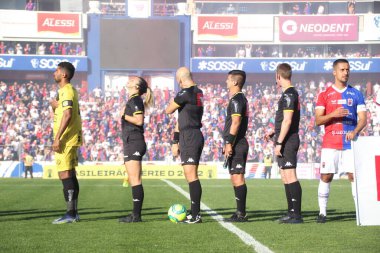 Brezilya Futbol Şampiyonası - 4. Lig: Parana Clube FC Cascavel 'a karşı. 30 Temmuz 2022, Curitiba, Parana, Brezilya: Parana Clube ve FC Cascavel arasındaki futbol maçı, ilk bacak için geçerlidir