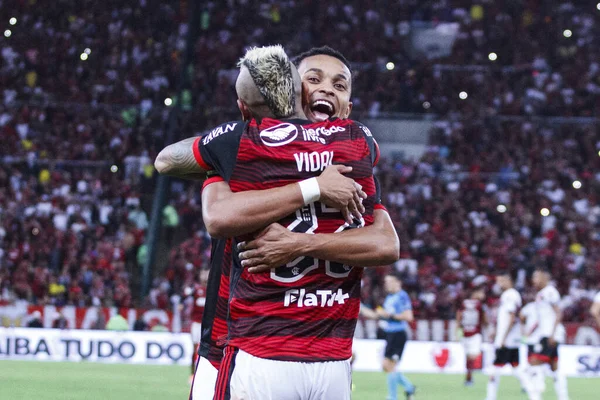 Brazilian Soccer Championship Flamengo Atletico July 2022 Rio Janeiro Brazil — Zdjęcie stockowe